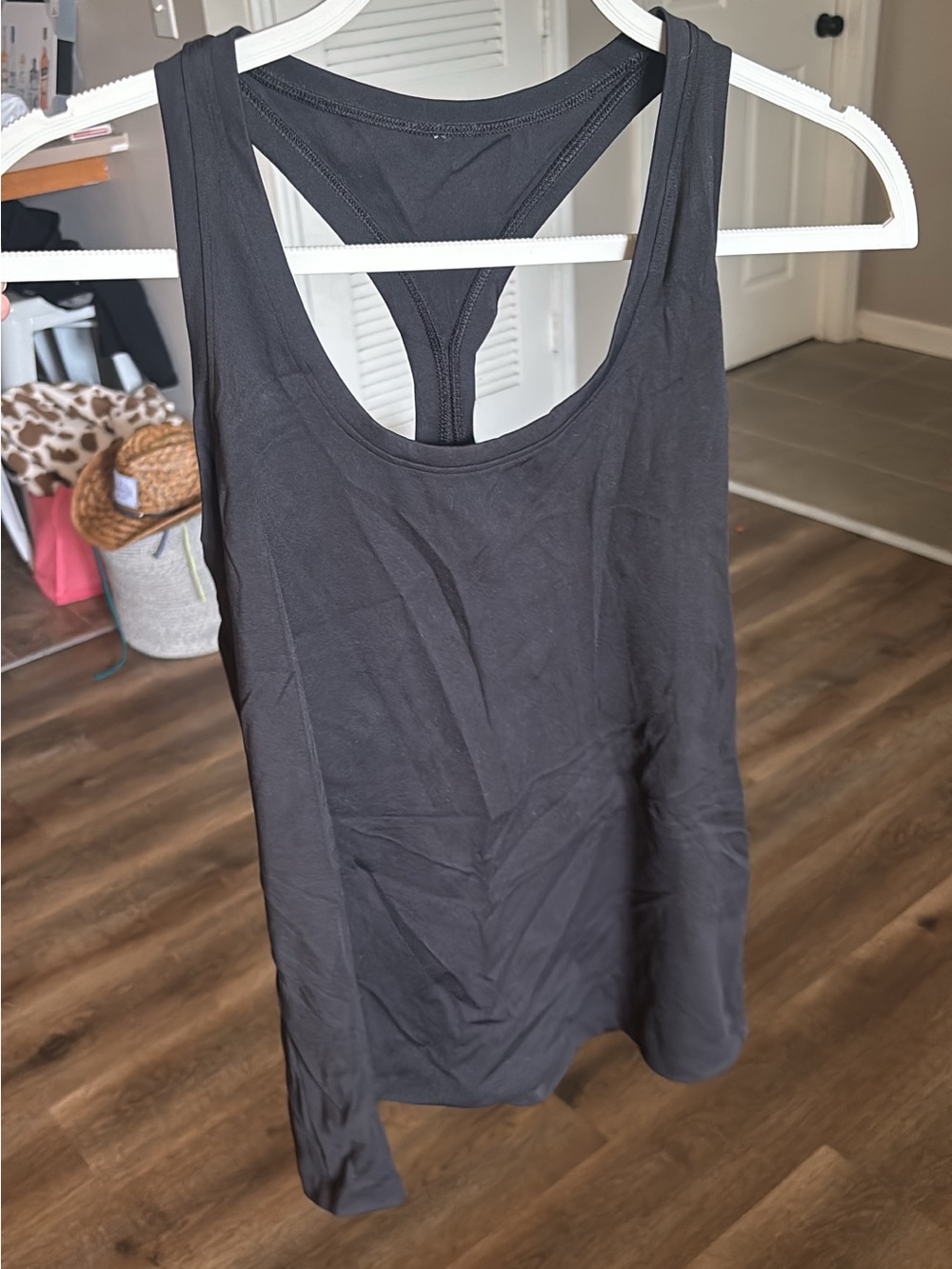 Black Racerback Tank Top - Women